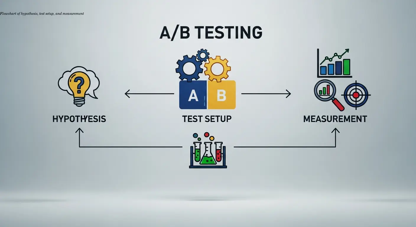 Flowchart of hypothesis, test setup, and measurement