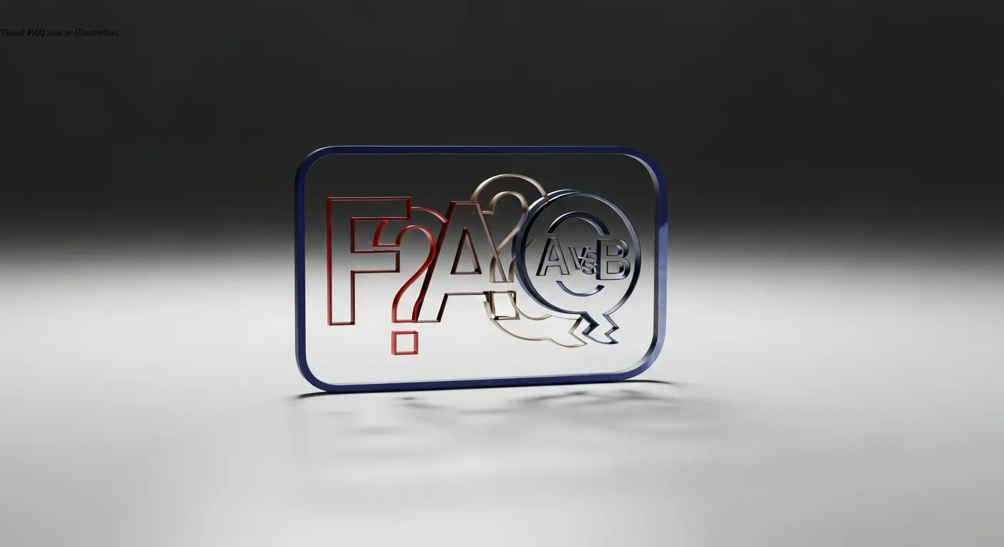 Visual FAQ icon or illustration