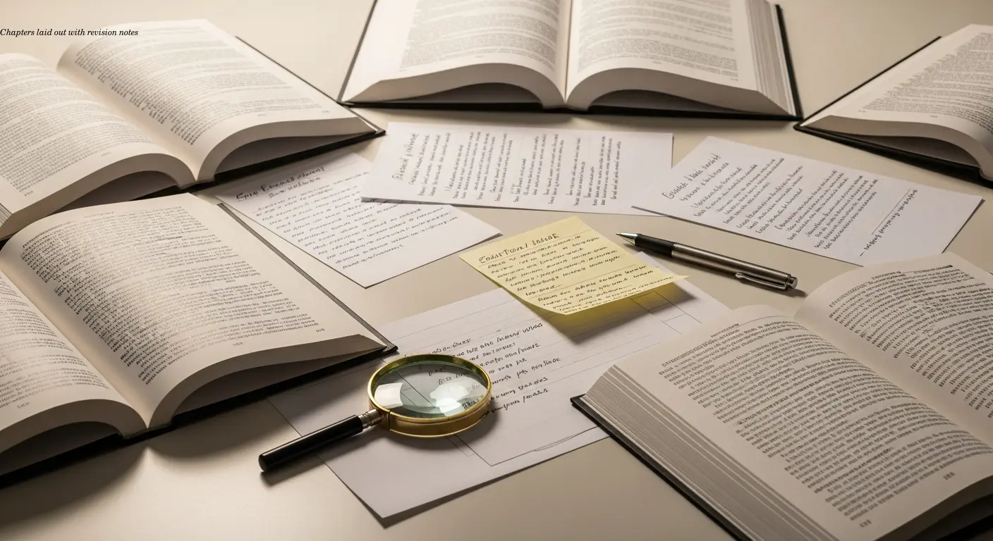 Chapters laid out with revision notes