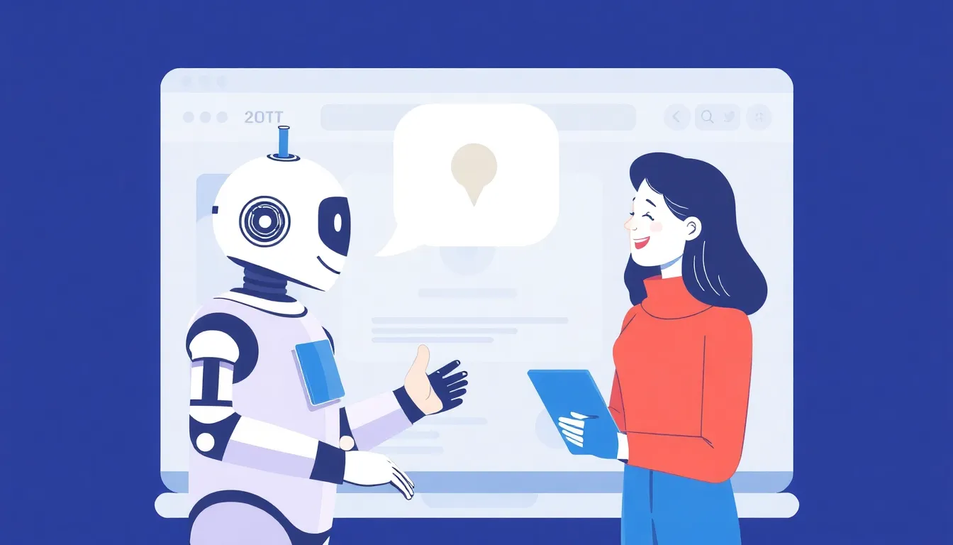 Chatbot interface showing live customer support
