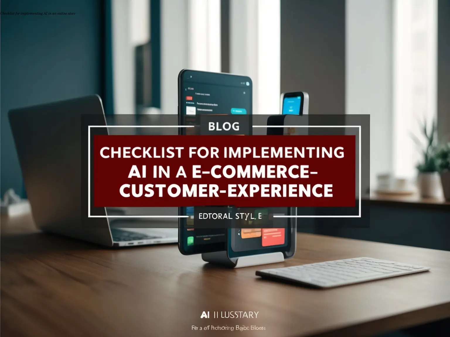 Checklist for implementing AI in an online store