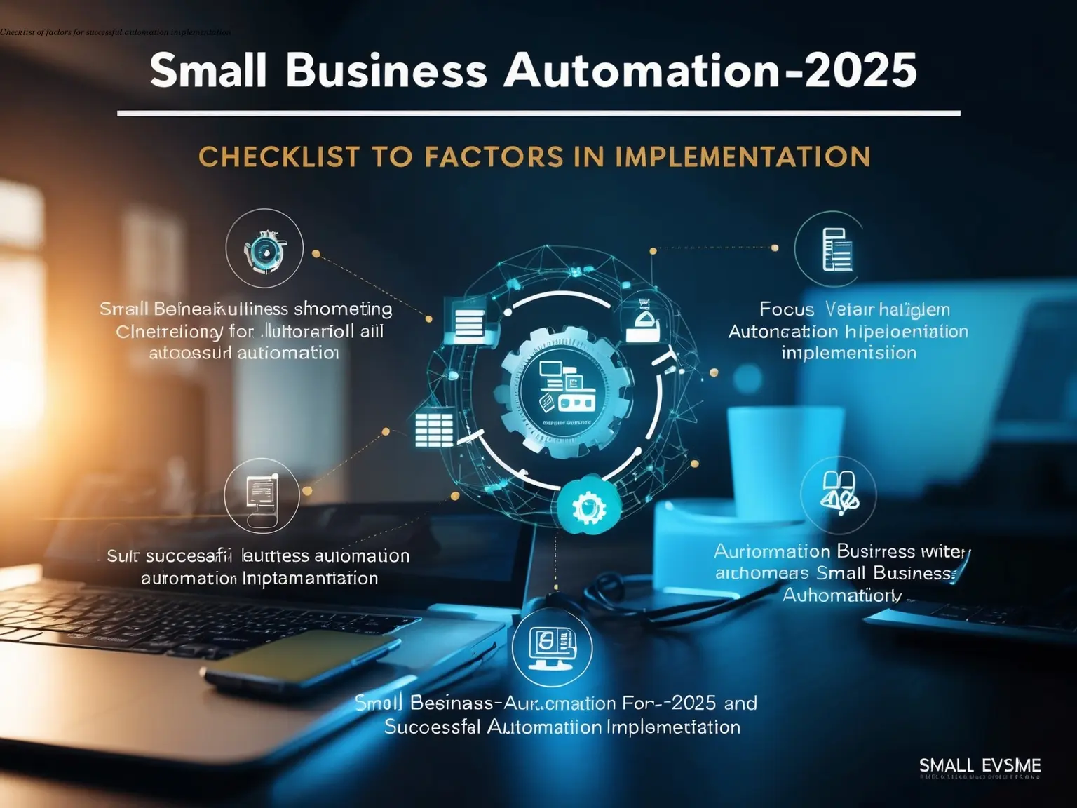 Checklist of factors for successful automation implementation