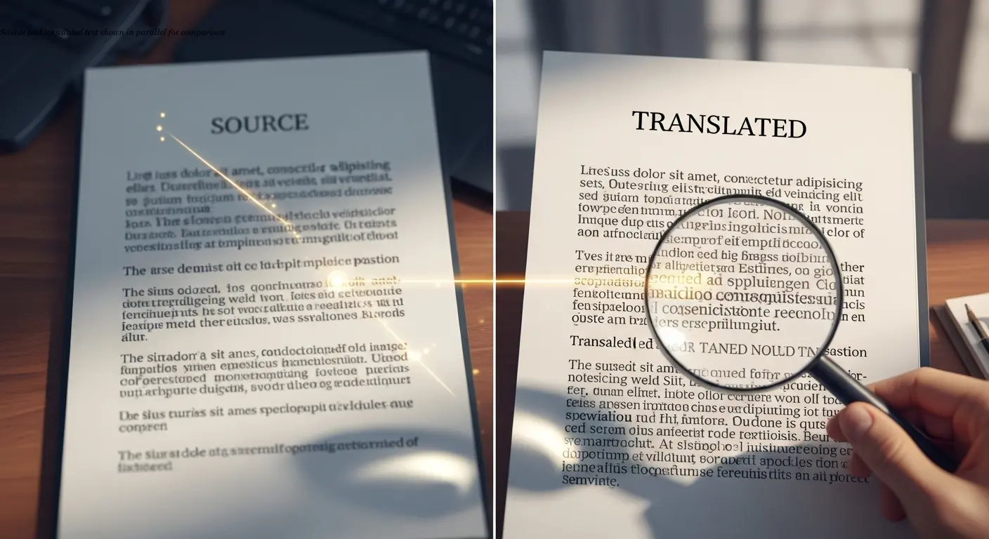 Source and translated text shown in parallel for comparison